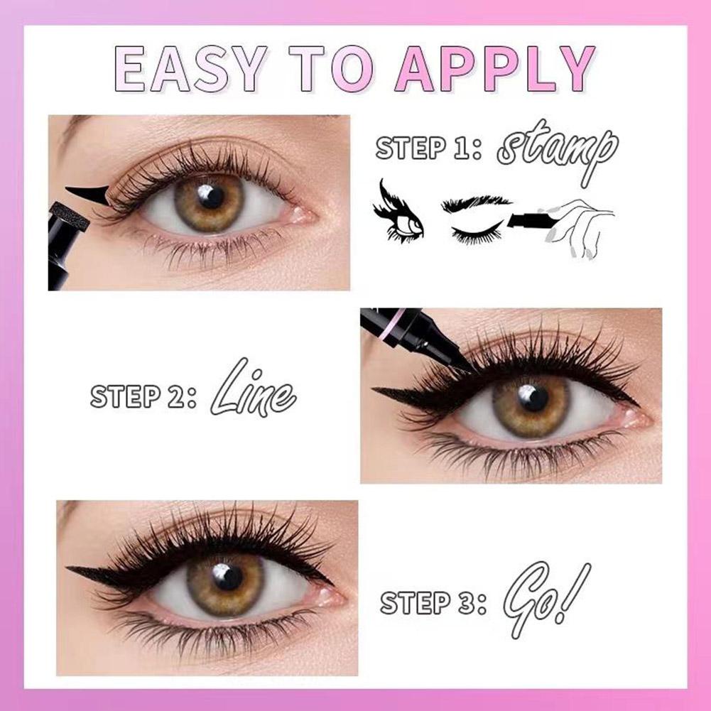 Bút Kẻ Mắt Hai Đầu Dạng Lỏng Không Thấm Nước Đậm Sắc Tố U0I5 P.TWO.P