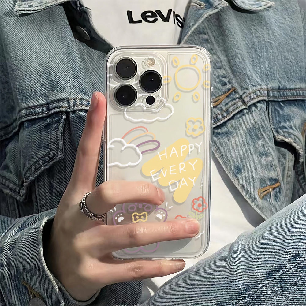 ✅Ốp Điện Thoại Mềm Chống Sốc In Chữ Đơn Giản Cho Iphone 13 14pro max 12 116In 78 Hsha6