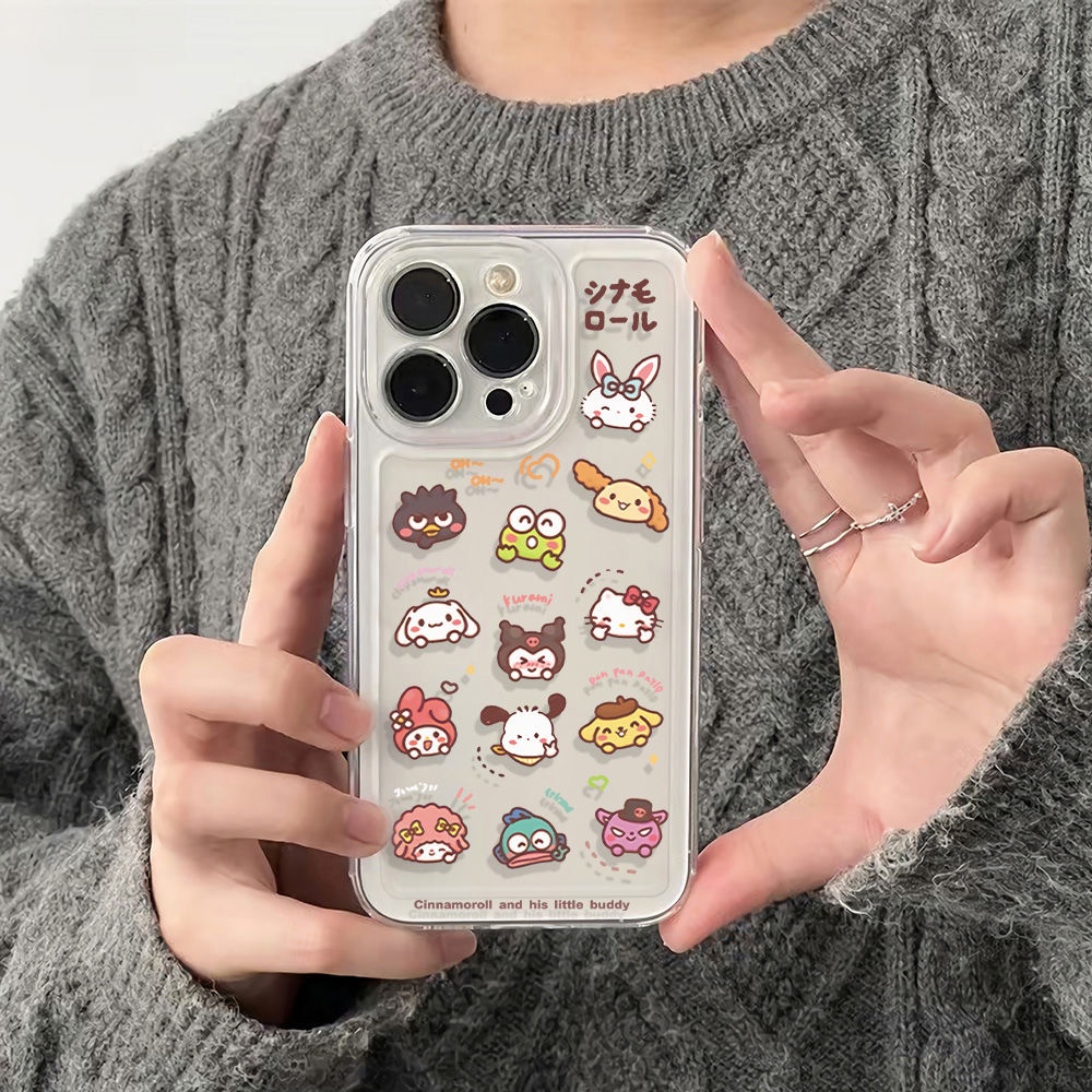 ✅Ốp Điện Thoại Dẻo Họa Tiết Hoạt Hình Sanrio Dễ Thương Cho iPhone1213 786In14Pro 11 maxplus 5PBN