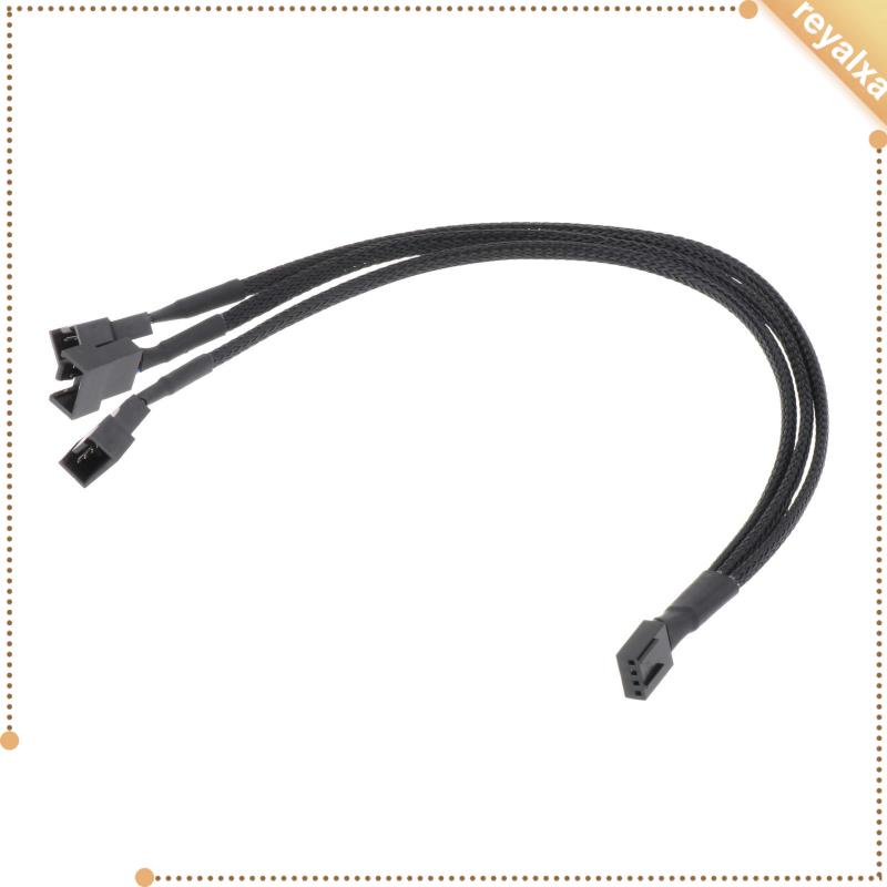 Dây Cáp Tách Quạt Tản Nhiệt 4 Pin PWM Hiệu Suất Cao 26cm Màu Đen Chuyên Dụng Cho PC