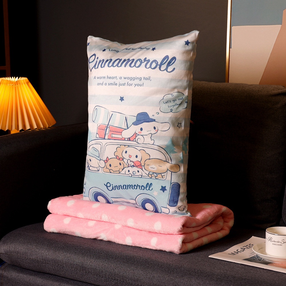 SANRIO Đệm Lót Ghế Ngồi Giữ Ấm Chống Trượt Hình Cinnamoroll Cinnamon Dễ Thương