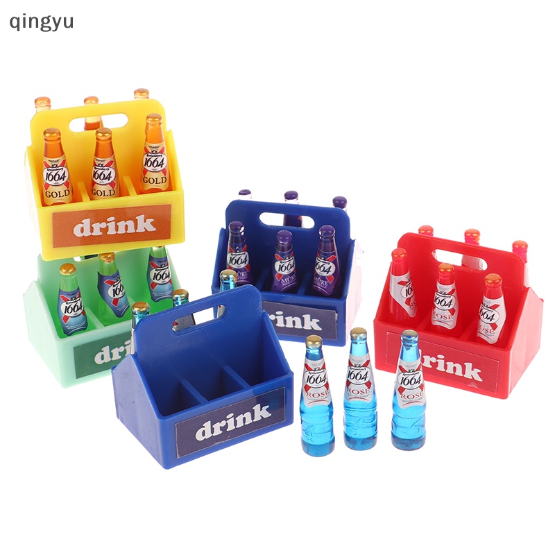 1 Bộ Chai Bia Đồ Chơi Búp Bê Cỡ 1 / 12