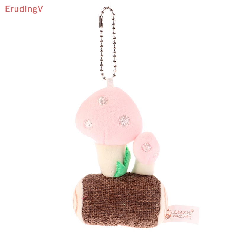 Móc Khóa Hình Cây Nấm Nhồi Bông Mềm Mại Dễ Thương