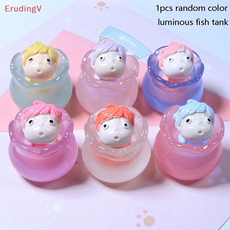 1 Chú Cá Hoạt Hình Mini Phát Sáng Dùng Trang Trí DIY