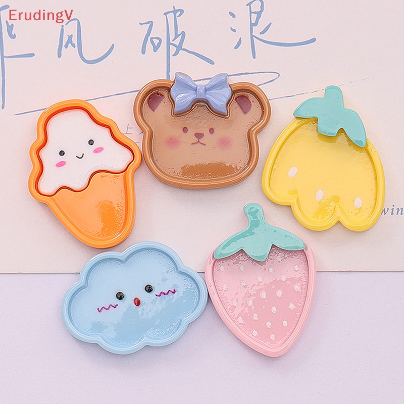 Bộ 5 Đĩa Đựng Thức Ăn Trái Cây Đồ Chơi Mini Nhiều Màu Sắc Cho Nhà Búp Bê