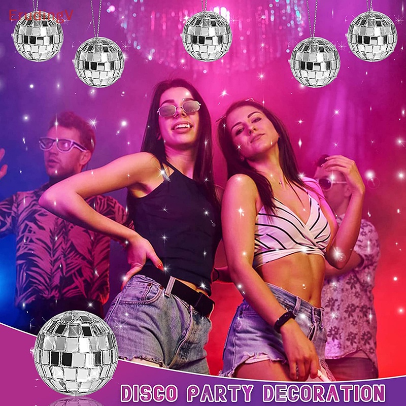 1 Bộ Bóng Gương 2-5cm Treo Trang Trí Cây Thông Giáng Sinh