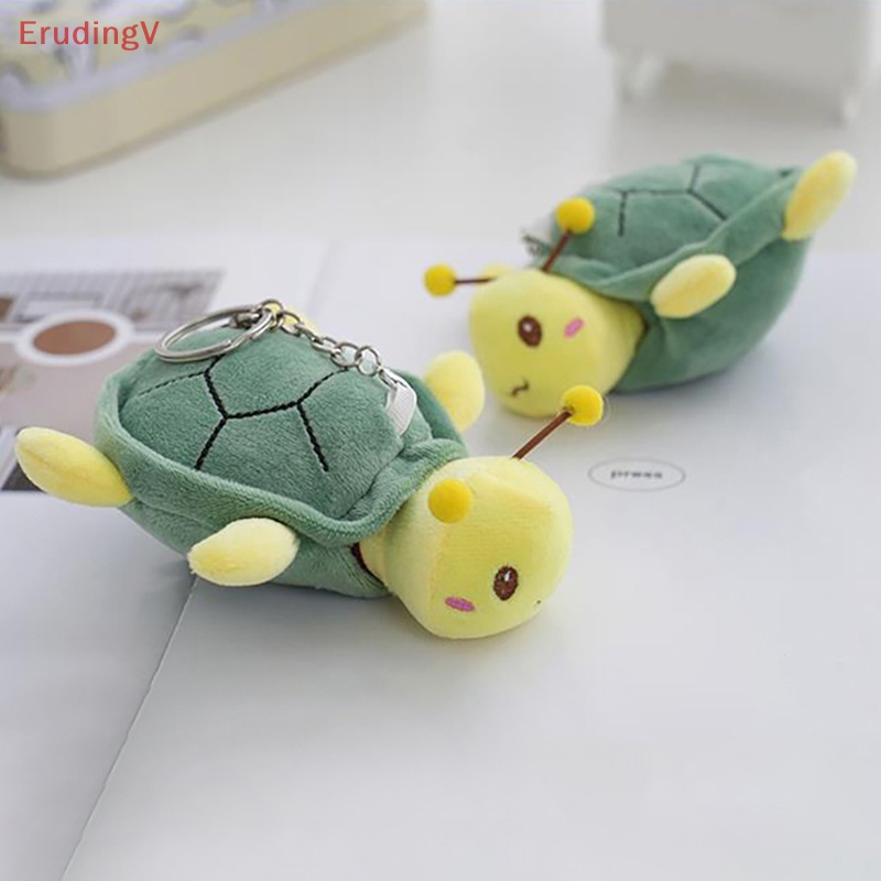 1 Chú Rùa Nhồi Bông Mềm Mại Kích Thước 12CM Có Móc Khóa