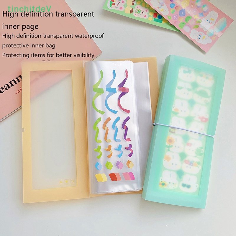 Set 30 Tờ Nhãn Dán Trong Suốt Dùng Trang Trí Album Ảnh Tiện Dụng