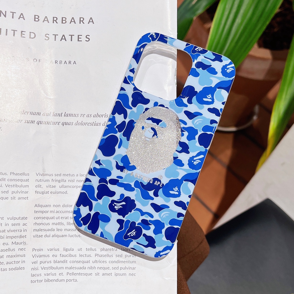 Ốp Điện Thoại TPU Dẻo Trong Suốt Họa Tiết Rằn Ri Thời Trang Chống Rơi Cho iPhone 12 13 14 Pro Max Imd