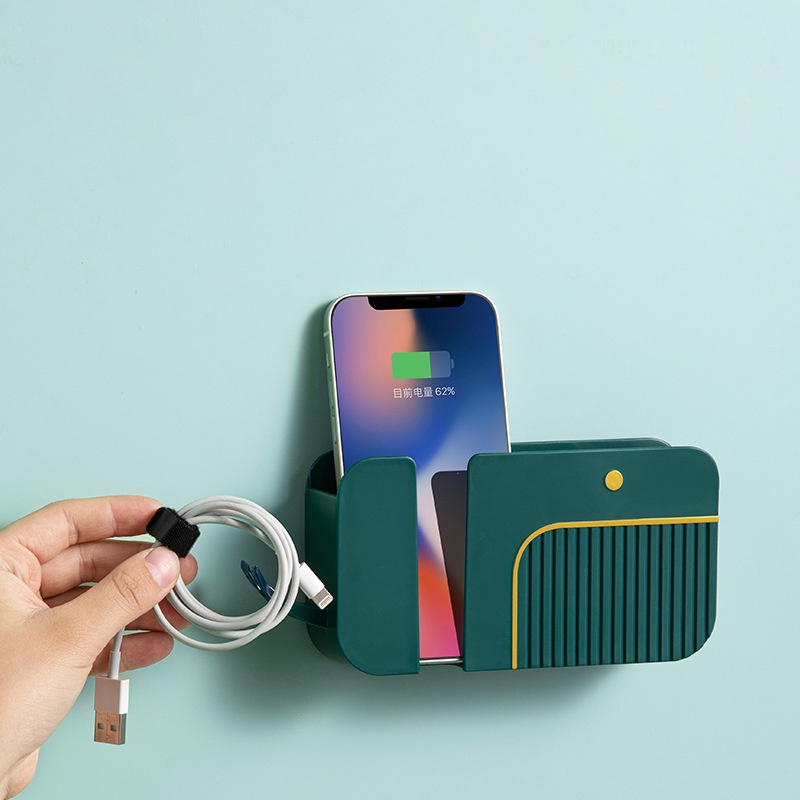 Giá Đỡ Điều Khiển Từ Xa / Cắm Sạc Điện Thoại Gắn Tường Tiện Lợi