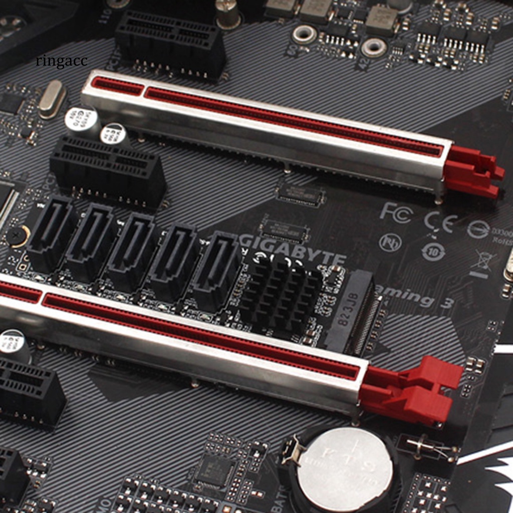 Thẻ Mở Rộng Ổ Đĩa Rắn RGA PH56 5 Cổng JMB585 M2 PCIE Sang SATA 6G SSD SATA Cho Windows