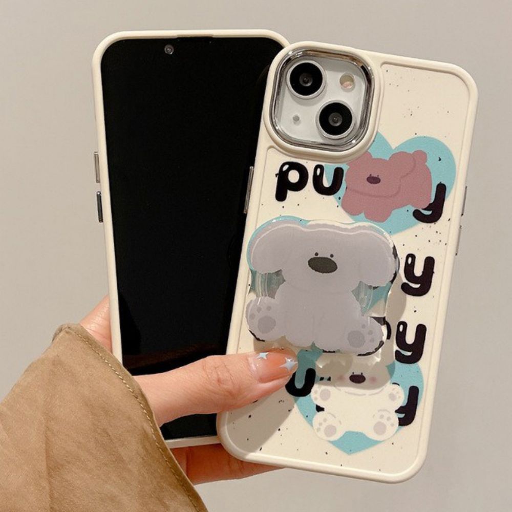 Ốp Điện Thoại TPU Mềm Chống Sốc Có Giá Đỡ Hình Gấu Koala Cho IPhone 14 Pro Max 13 12 11 Pro Max