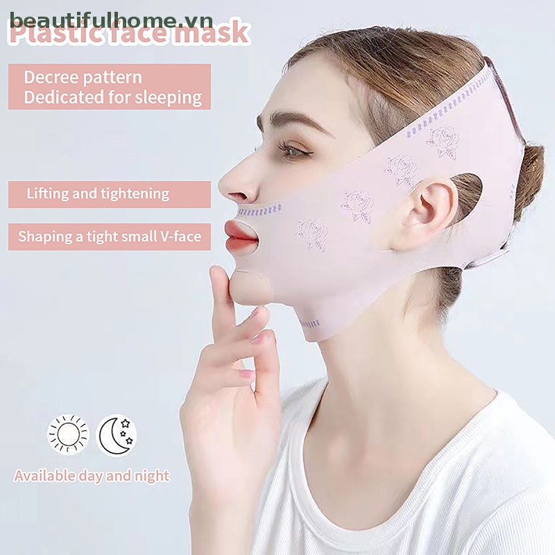 Đai Đeo Nâng Cơ Mặt Tạo Cằm Chữ V Chống Nếp Nhăn Lifg