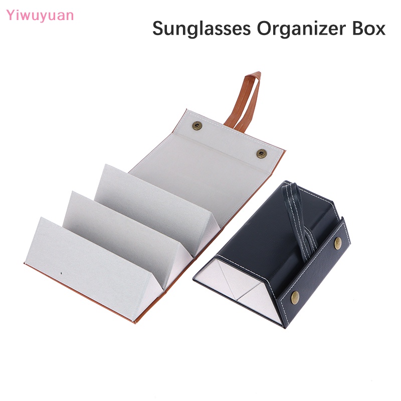 Túi Da PU Đựng Mắt Kính Gấp Gọn Tiện Lợi Du Lịch Mới