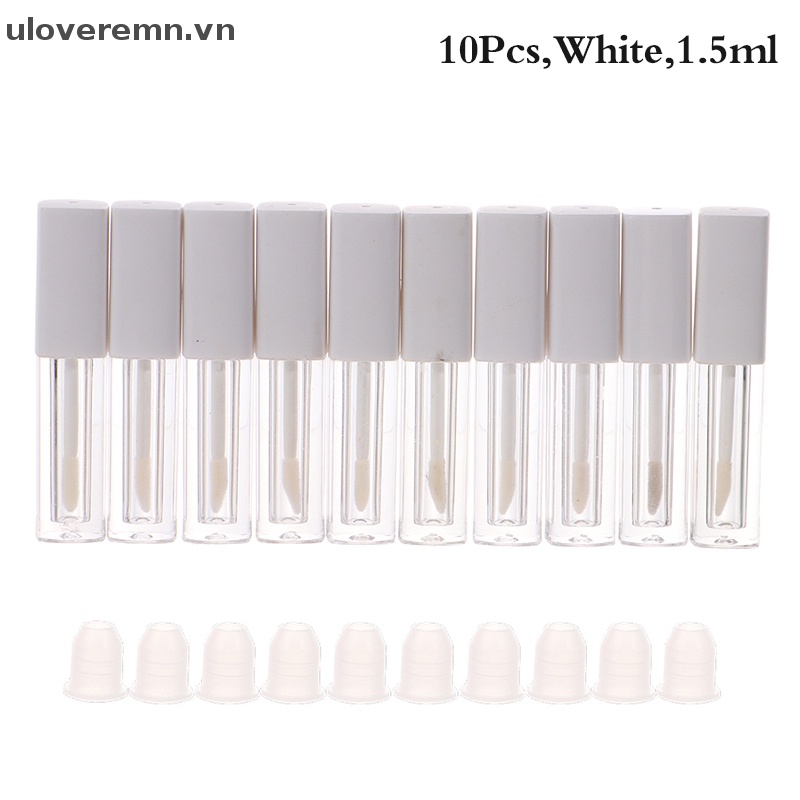 Set 10 Lọ Rỗng Trong Suốt Đựng Son Dưỡng Môi 0.8 / 1 / 1.5ML