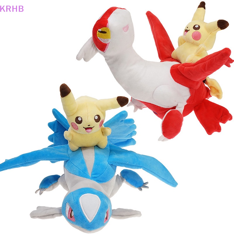 Krhb Búp Bê Hoạt Hình Pikachu Cưỡi Ngựa Latias Lapras Quà Tặng Giáng Sinh Mới