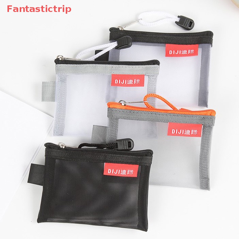 [Fantastictrip] Túi Lưới Mini Đựng Tiền Xu / Thẻ Tín Dụng / Tai Nghe