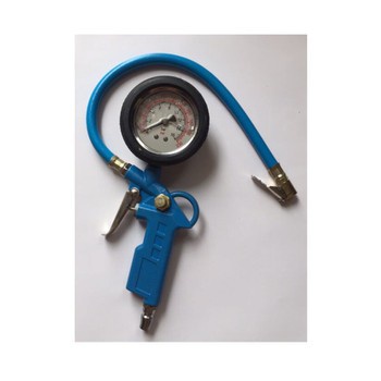 Súng bơm lốp ô tô-xe máy, đồng hồ đo áp suất lốp xe có dầu - Dùng máy nén khí