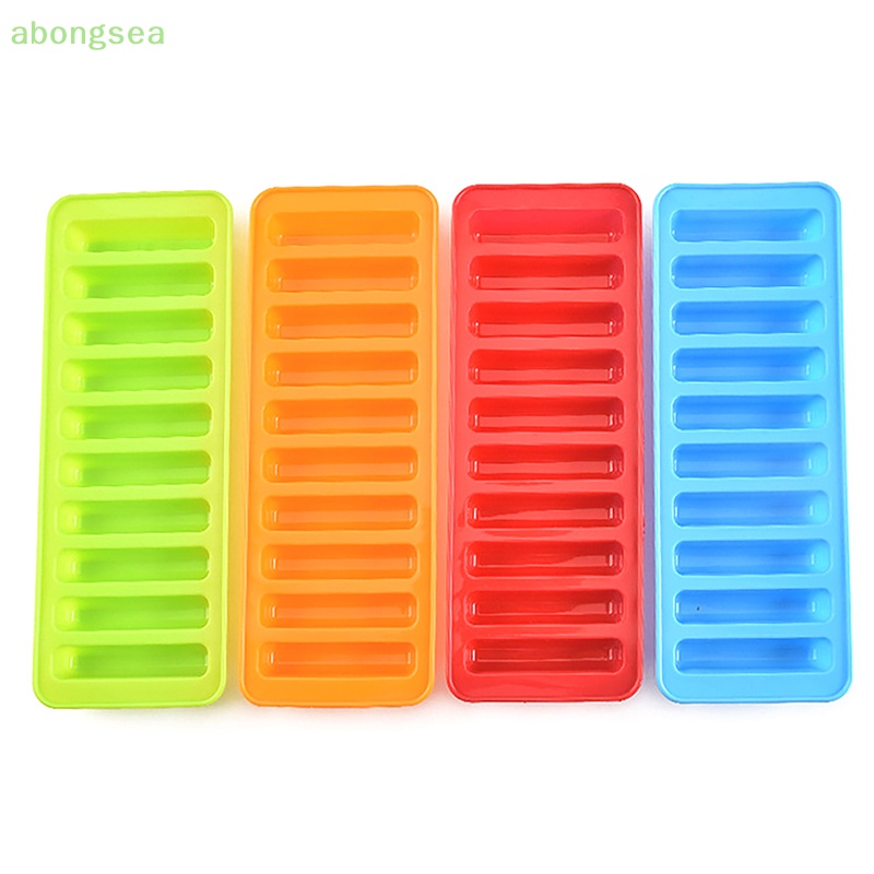 Khuôn Làm Đá 10 Ngăn Bằng Silicon Phù Hợp Cho Mùa Hè