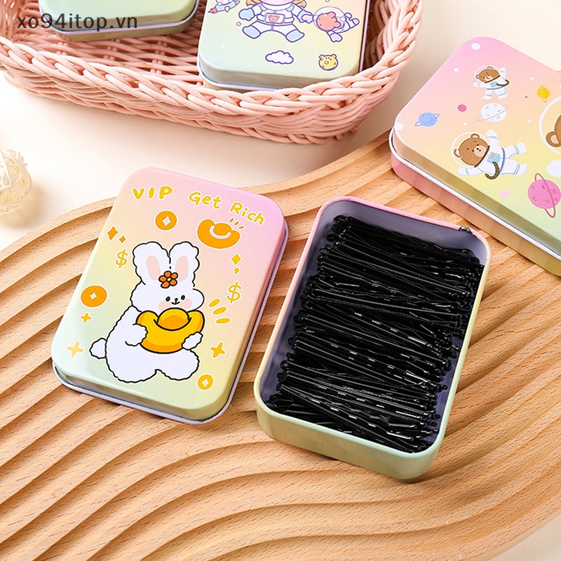 Hộp Thiếc Đựng Trang Sức / Kẹo / Thẻ Họa Tiết Hoạt Hình Dễ Thương