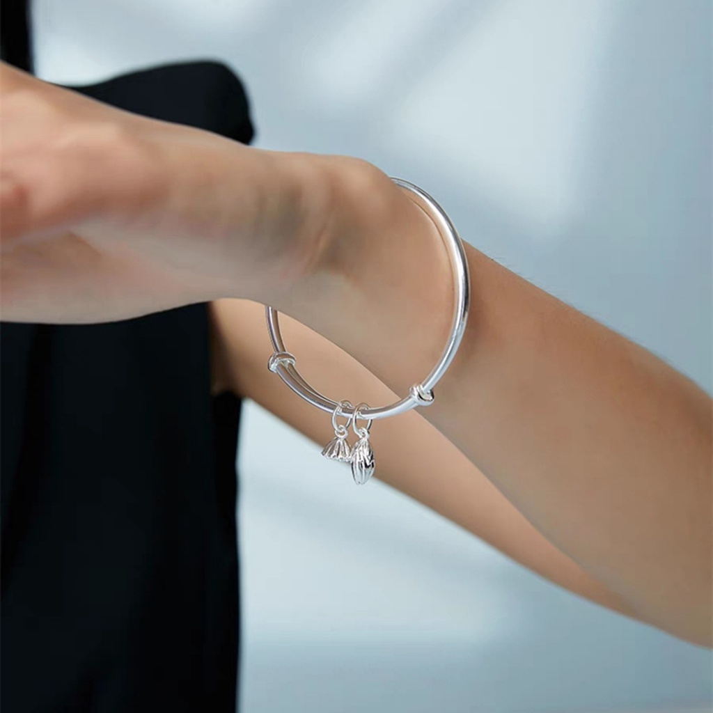 Áo Thun In Hình Thời Trang Năng Động Cho Nữ| Vòng Đeo Tay Hạt Giống Hoa Sen Thanh Lịch Có Thể Điều Chỉnh Cho Thanh Thiếu Niên