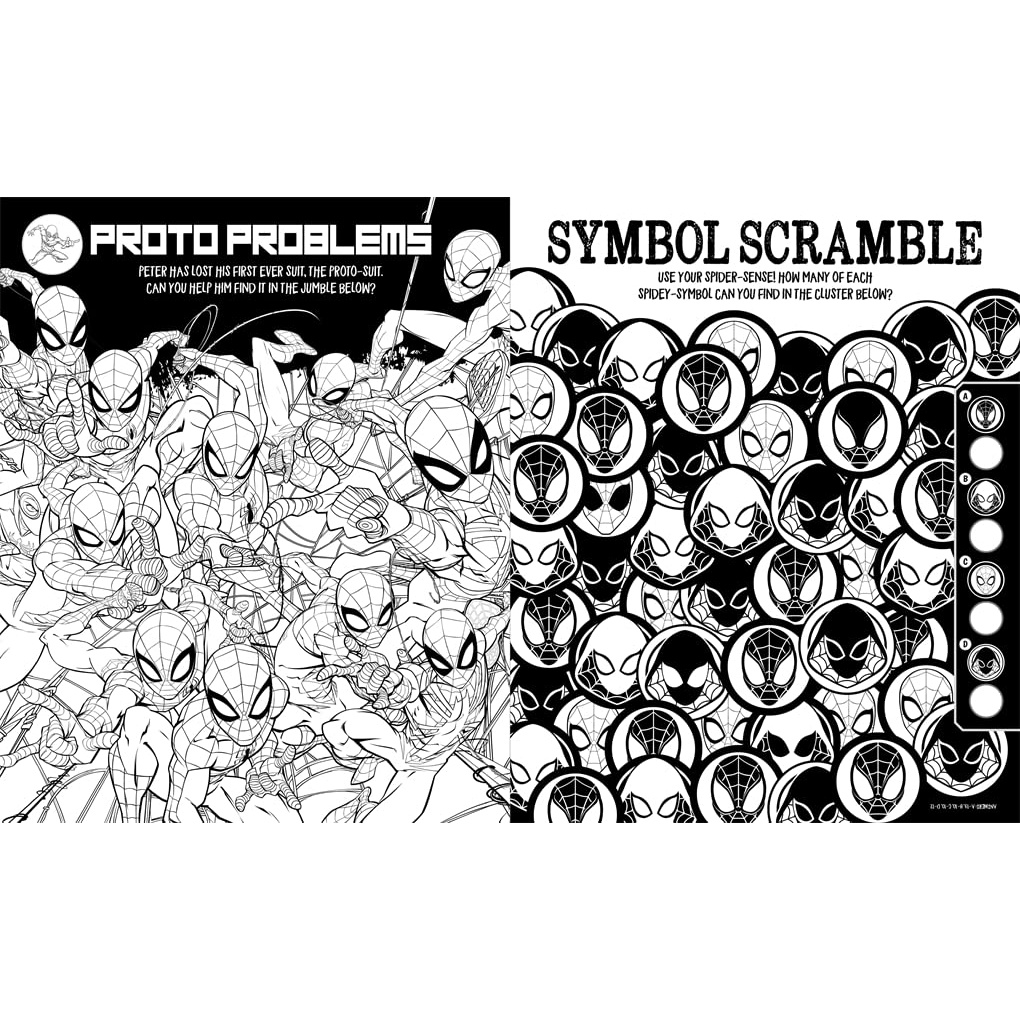 Marvel Spider-Man: Search & Find Colouring