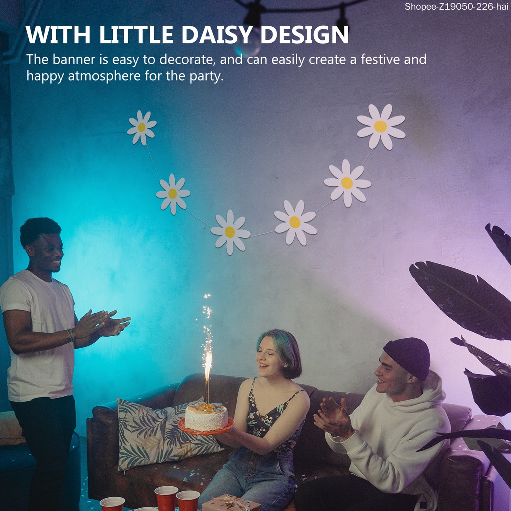 Set 3 Dây Cờ Treo Trang Trí Tiệc Cho Bé