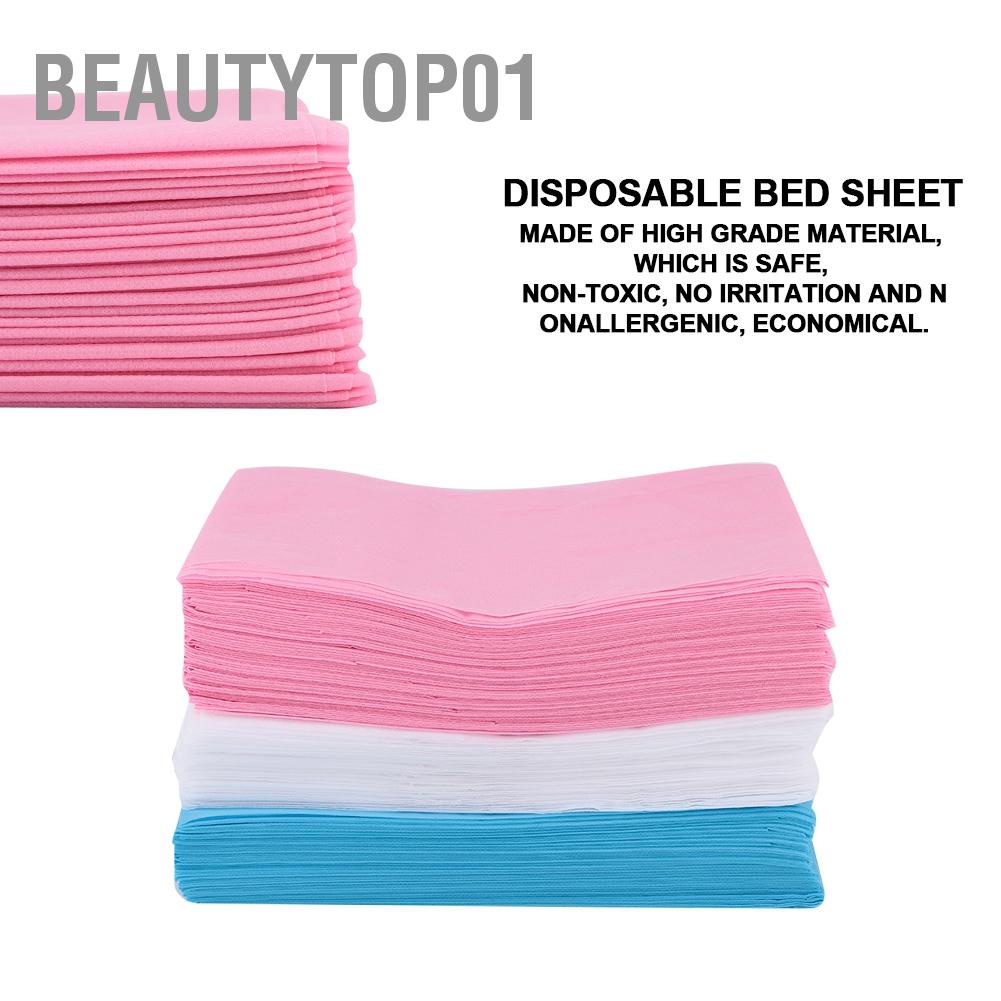 Tấm lót trải giường cao cấp cho spa dùng 1 lần dày dặn  BeautyTop01