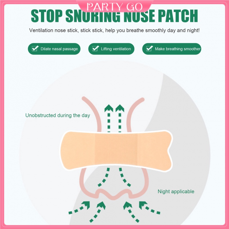 Set 120 Miếng Dán Miệng Chống Ngáy Khi Ngủ Tiện Dụng