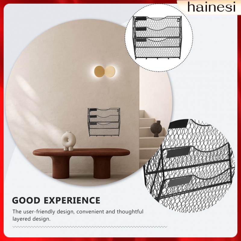 Giá Đỡ Trưng Bày Tạp Chí / Chìa Khóa Màu Đen Có Móc Treo Tường S