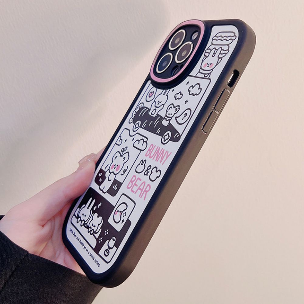 Ốp Điện Thoại TPU Mềm Chống Sốc In Hình Thú Hoạt Hình Dễ Thương Cho IPhone 14 Pro Max 13 12 11 Pro Max XS XR 7 8 Plus