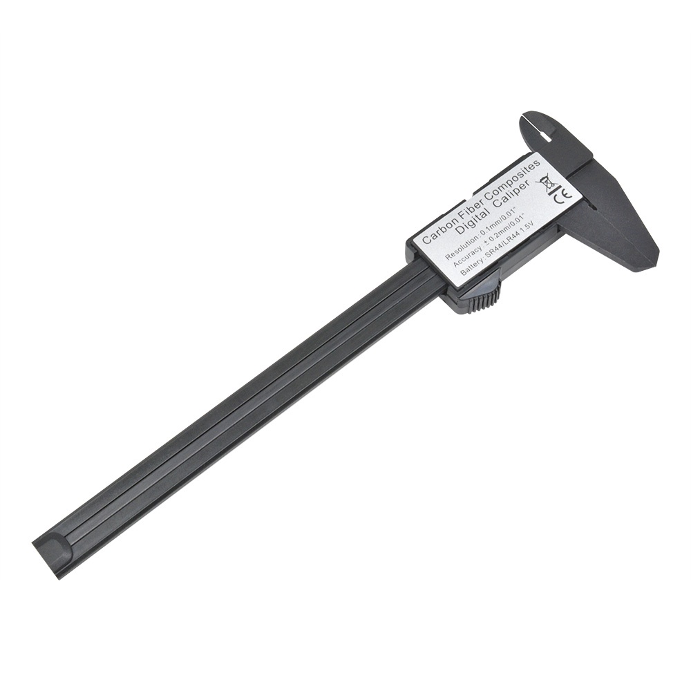 Thước cặp RIRIHI màn hình LCD 150mm 6-inch LCD bằng sợi carbon chuyên dụng