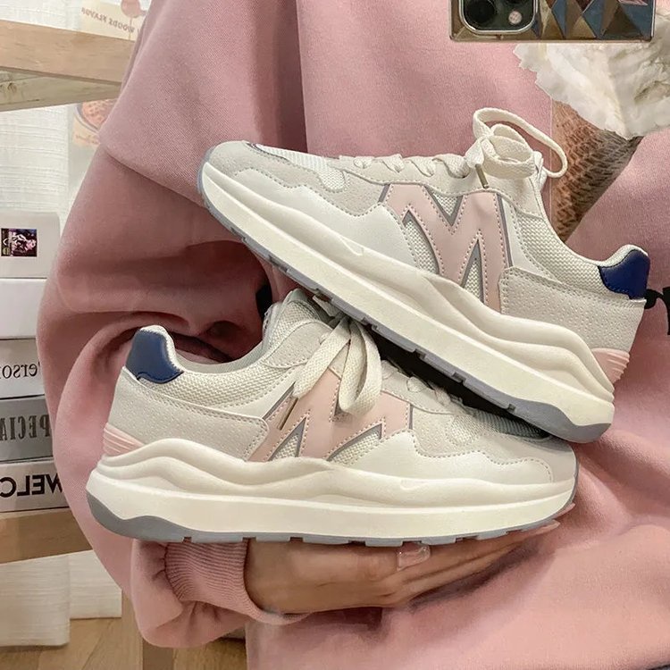 Giày Thể Thao Đế Dày Nhiều Màu Sắc Thời Trang Hàn Quốc Cho Nữ