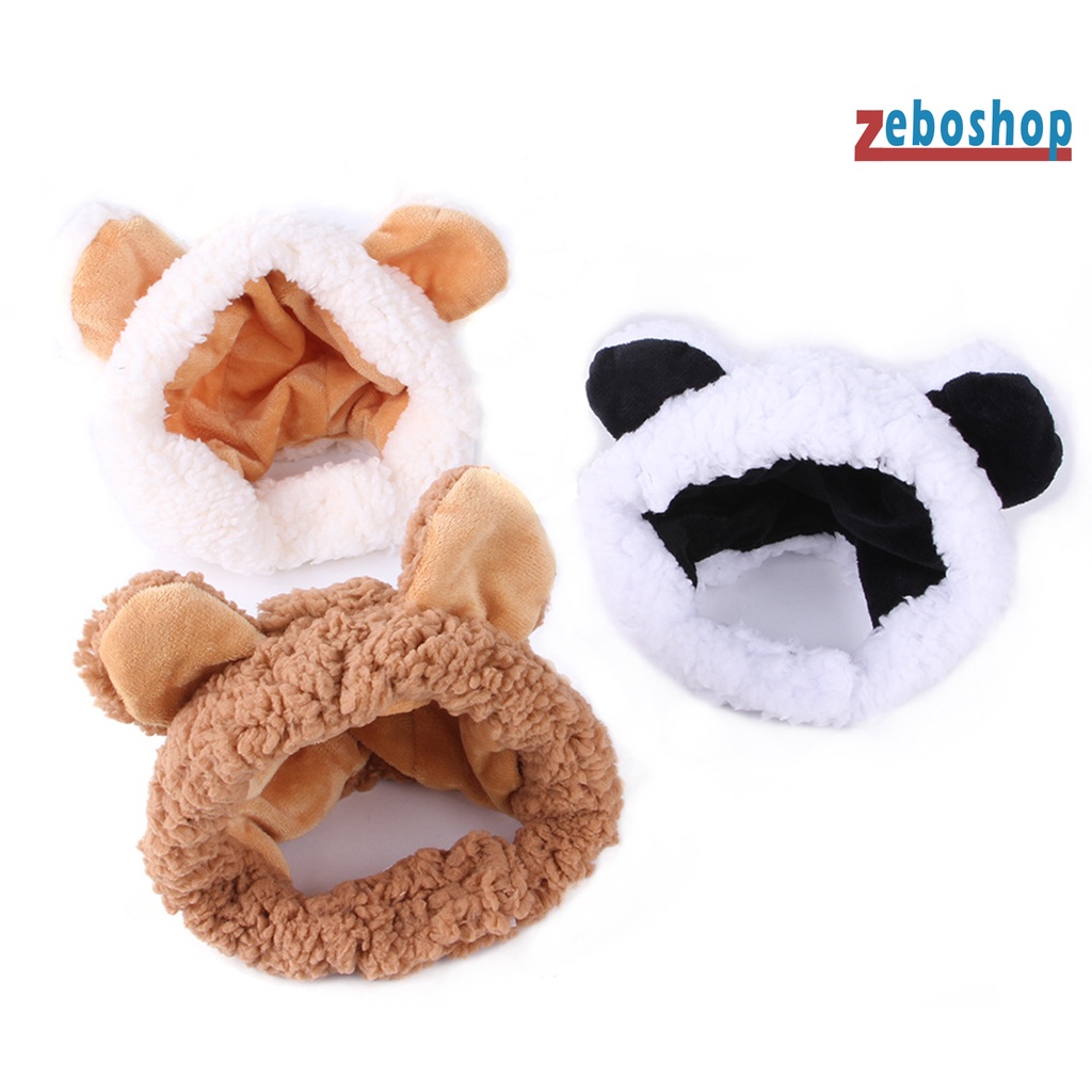 Mũ Hóa Trang Hình Gấu Dễ Thương Cho Thú Cưng