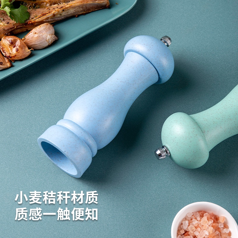 A - LIFE Dụng Cụ Xay Tiêu 6 inch Bằng Tay Màu Trắng