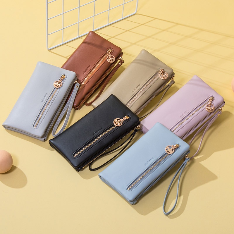 Ví Nữ Dài Da PU Thời Trang Mới