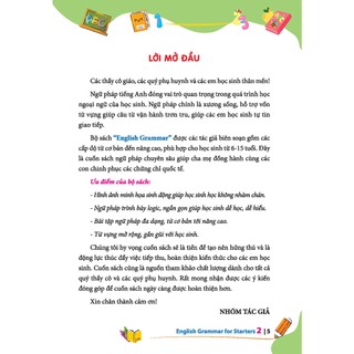 Sách - English grammar for Starters 2 (có đáp án)
