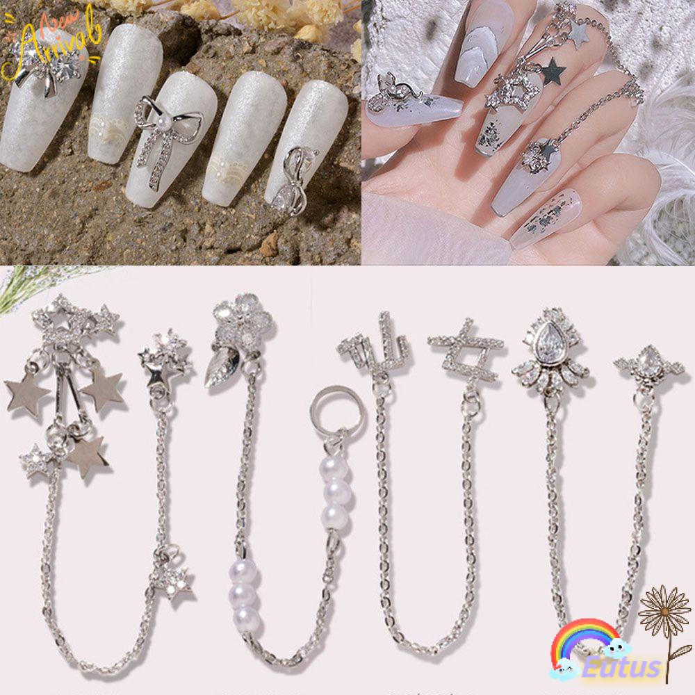 Miếng Dán Trang Trí Móng Tay Xinh Xắn|Con Bướm 3D Hợp Kim|Trang Sức Làm Móng Nghệ Thuật