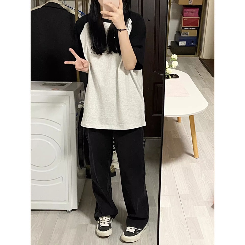 NRVP Áo Thun 100% Cotton Tay NgắN In Hoạ TiếT ĐộC ĐáO Phong CáCh HàN QuốC 2023