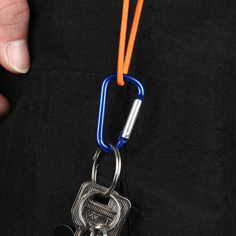 SHOUHOU Set 5 / 10 Móc Khóa Leo Núi Bằng Hợp Kim Nhôm 7 Màu Chất Lượng Cao Đa Chức Năng Ngoài Trời Padlock