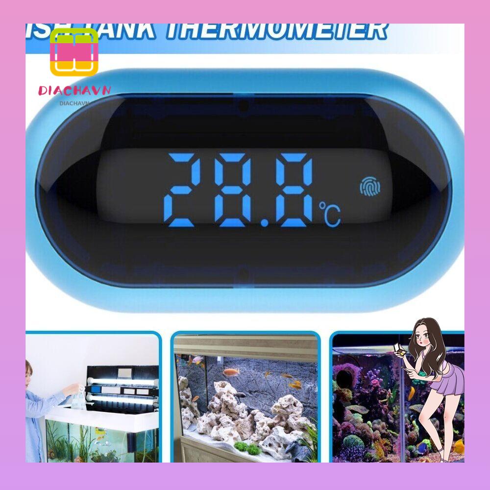 Nhiệt Kế Kỹ Thuật Số Bằng ABS Kèm Hộp Đựng Mới Cho Bể Nuôi Bò Sát