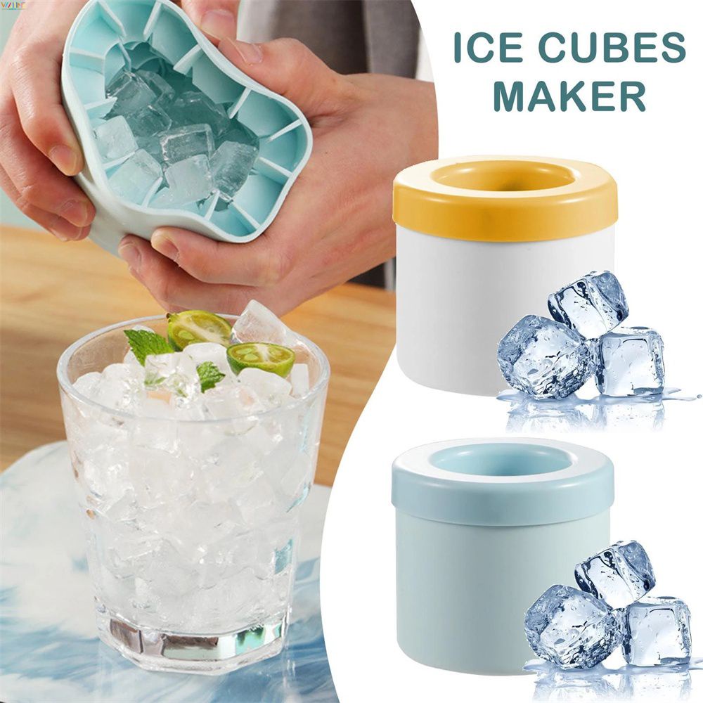 Ice Bucket cup khuôn ice cubes khay cấp thực phẩm một cách nhanh chóng đóng băng Silicone Ice Maker thiết kế sáng tạo Ice Bucket đông lạnh uống Maker Hot Bán