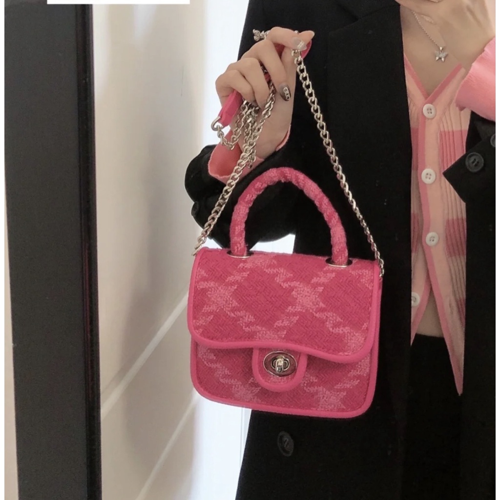 Túi Đeo Chéo Vuông Nhỏ Nhắn Phong Cách Âu Mỹ Thời Trang Cho Nữ