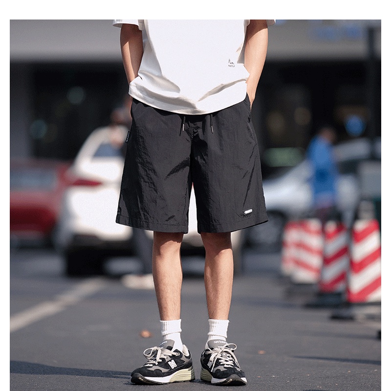 Quần Short Thể Thao Nam Thoáng Khí Mau Khô Phong Cách Mới
