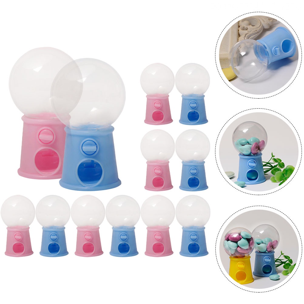 Set 12 Mô Hình Đồ Chơi Máy Kẹo Gumball Mini Cho Bé