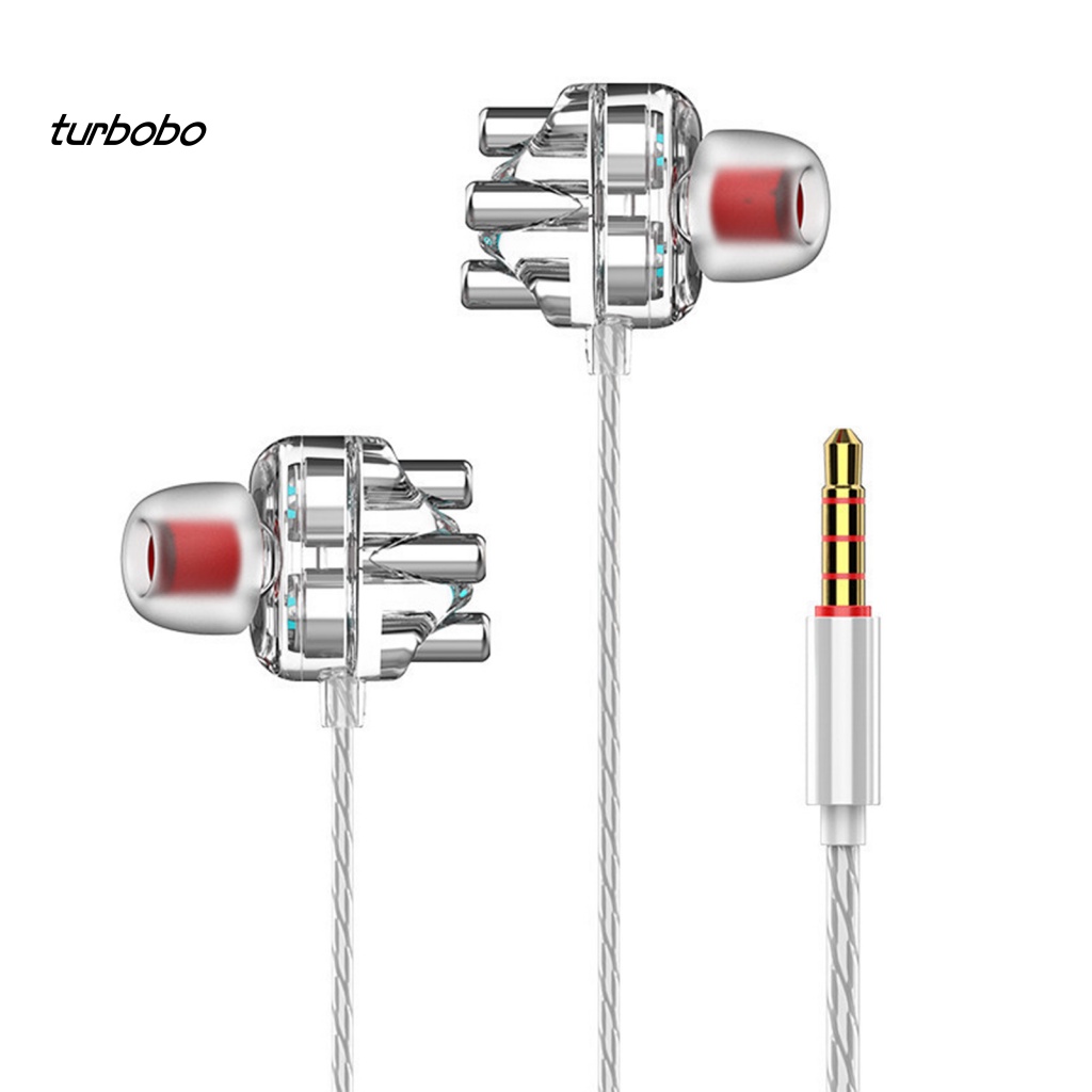 Tai Nghe Nhét Tai Chống Rối Có Mic Thiết Kế Trong Suốt Tiện Dụng