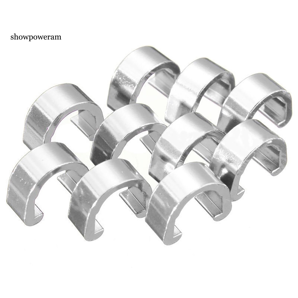 Set 10 Kẹp Chữ C Cố Định Dây Phanh Xe Đạp Leo Núi Tiện Dụng