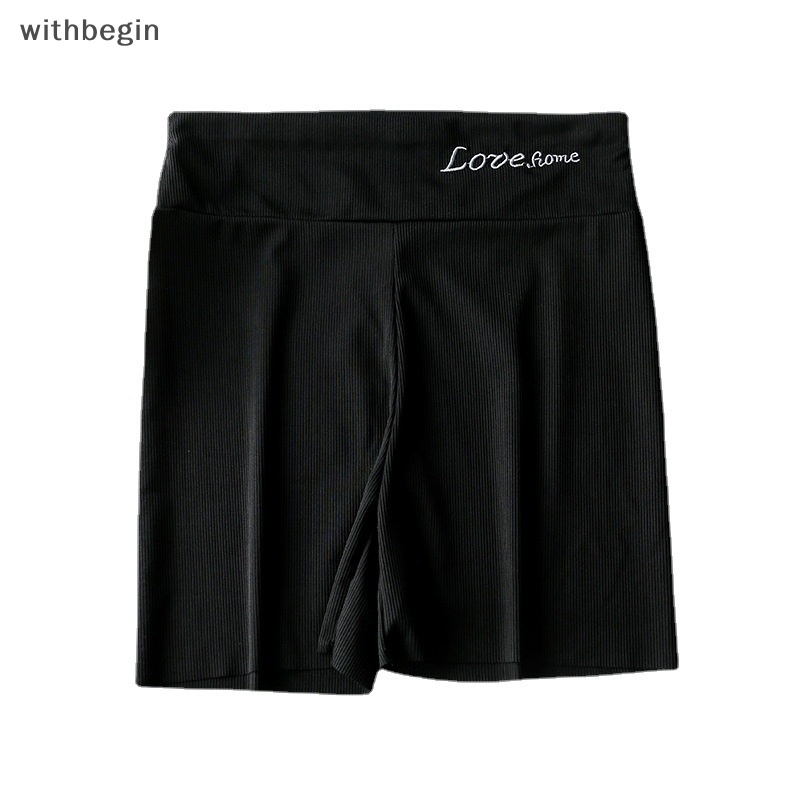 Quần Short An Toàn Lưng Cao Mỏng Thoáng Khí Không Đường May 4 Màu Tùy Chọn Thời Trang Mùa Hè Cho Nữ