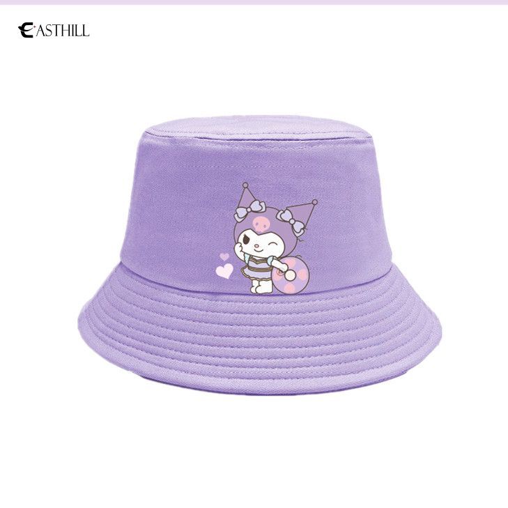 Mũ Ngư Dân Chống Nắng Chống Gió Chống Nước In Hình Sanrio Hello Kitty Kuromi My Meldoy Đáng Yêu