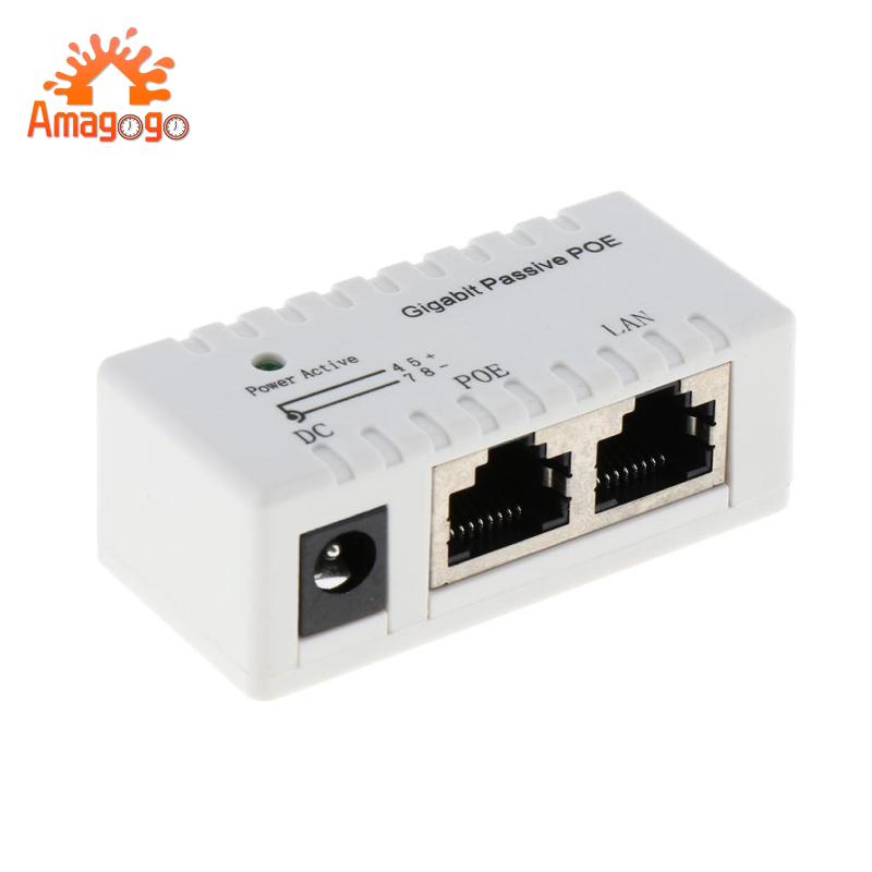 Cáp nguồn Gigabit Ethernet Amagogo PoE DC 12V-52V cho camera IP điện thoại